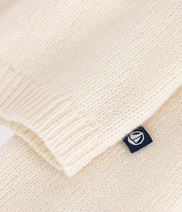 Cardigan con colletto in maglia con lana A0B3S 01 PETIT BATEAU 