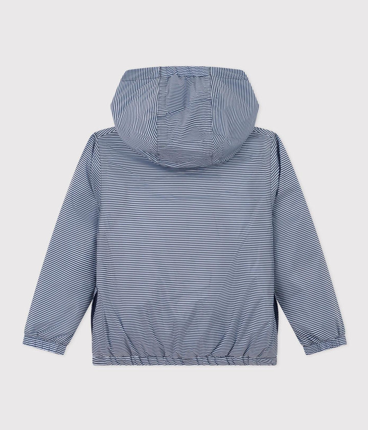 GIACCA ANTIVENTO CALDA IN POLIESTERE RICICLATO BAMBINO UNISEX A091W 01 PETIT BATEAU 