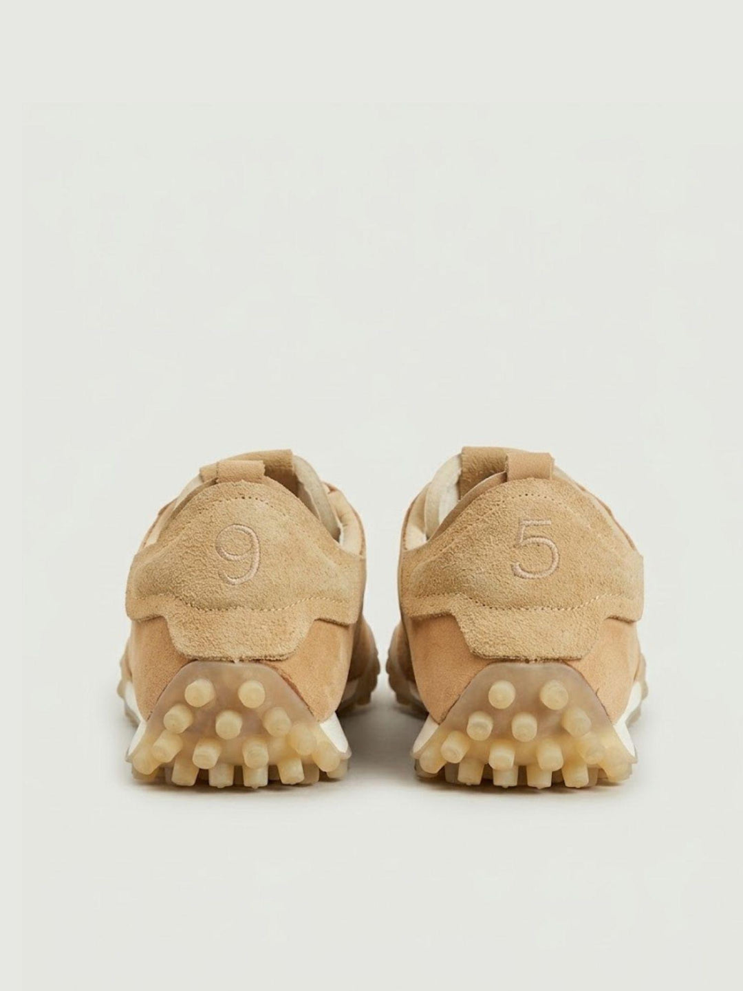 Sneaker Sokker in suede cammello SOKKER TABACCO CAMEL NINE AN HALF 