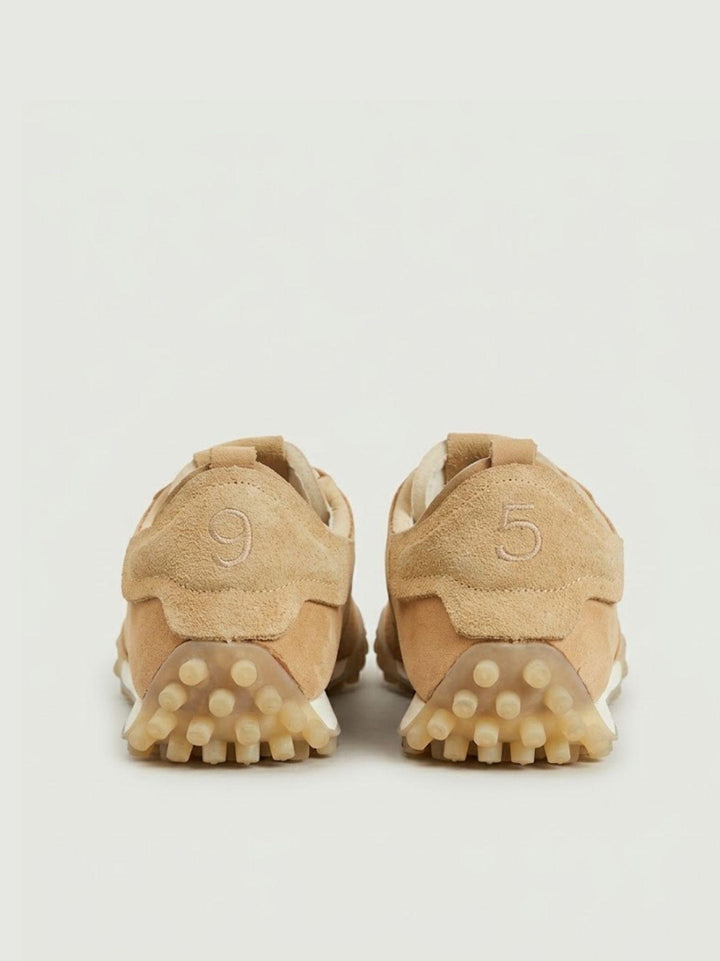 Sneaker Sokker in suede cammello SOKKER TABACCO CAMEL NINE AN HALF 