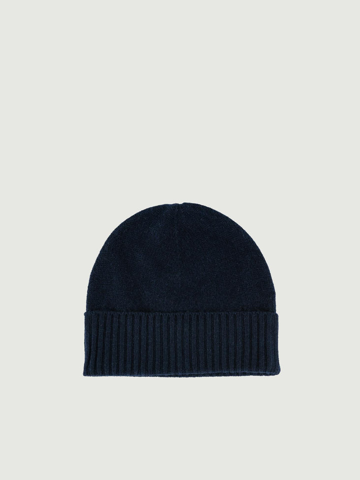 BERRETTO IN CASHMERE BLU AVEN NAVY ABSOLUT CASHMERE 
