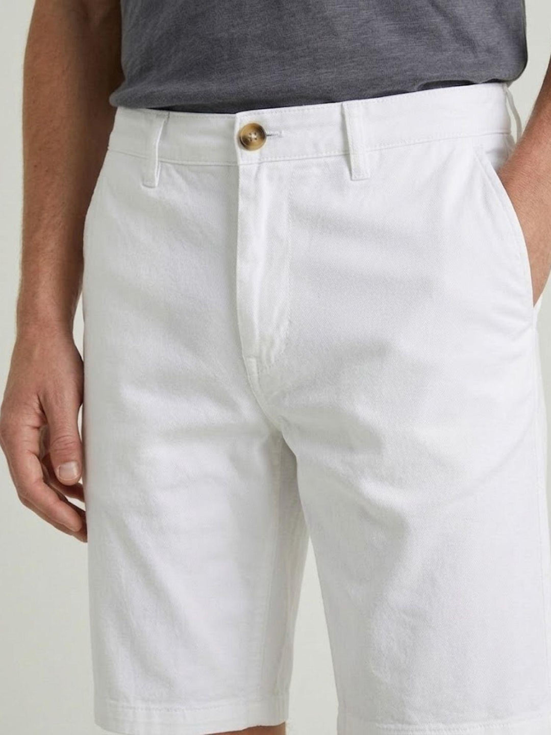 Bermuda in cotone bianchi BU26S29BEPA1461TWILL 101 ANDREA MORANDO 