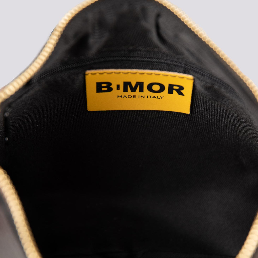 BORSA QUEEN  CON CATENA ORO OPACA   IN PELLE NERA QUEEN NERO BIMOR 