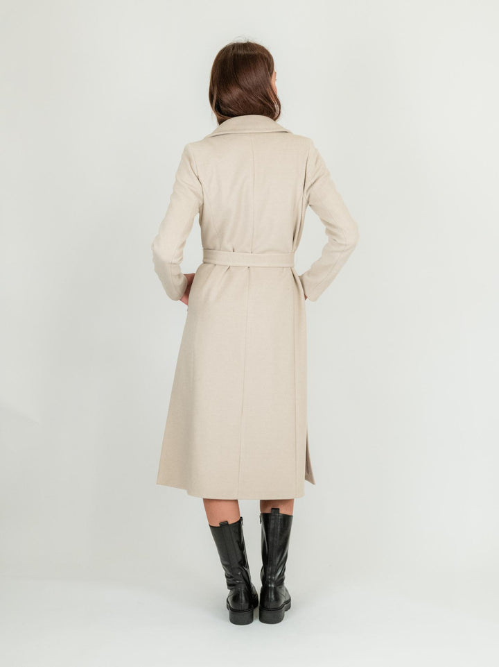 CAPPOTTO BEIGE DOPPIO SPACCO 9788CDH CASHA ANDREA MORANDO 