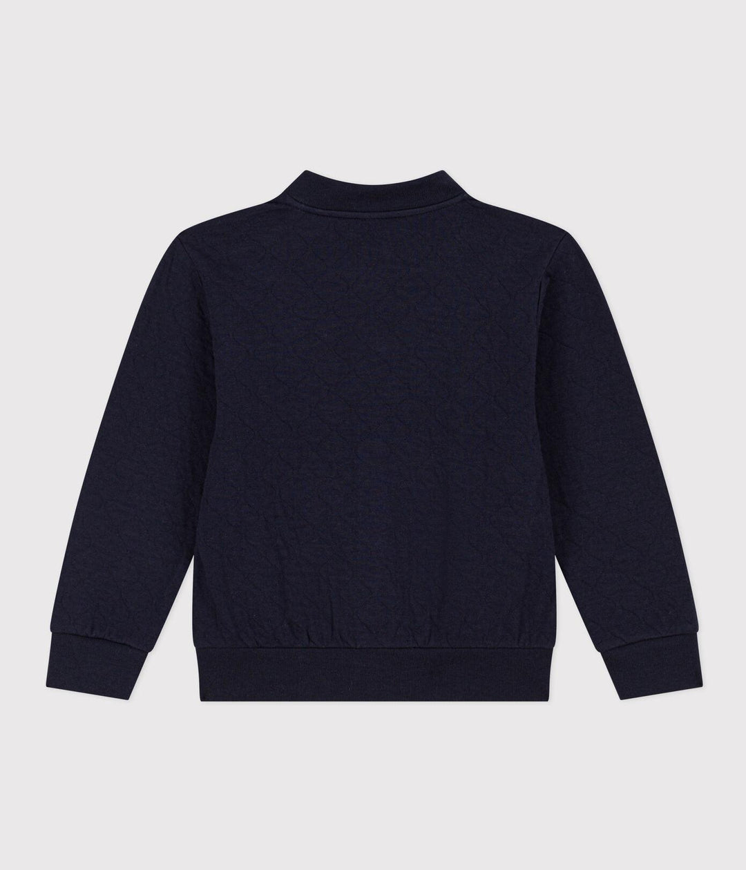 CARDIGAN IN TUBIQUE BAMBINO A080U 01 PETIT BATEAU 