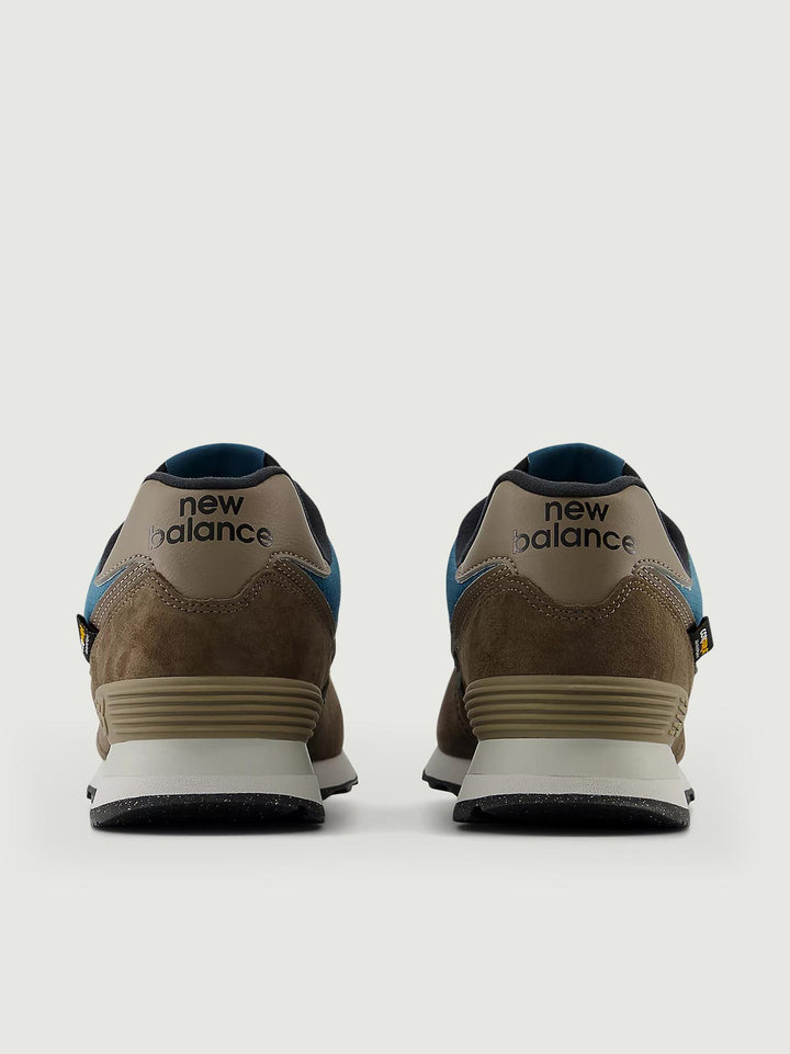 SNEAKER NEW BALANCE 574 MARRONE AZZURRO U574SOB D NEW BALANCE 