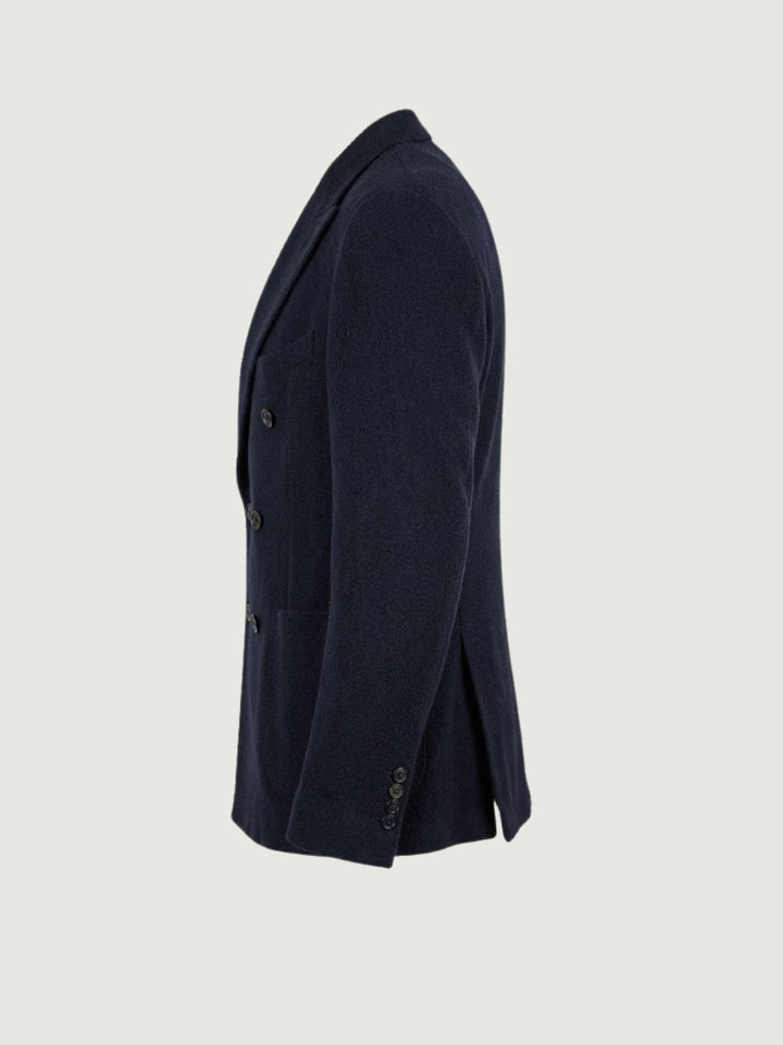 BLAZER IN LANA TIROLO IN LANA BLU TIROLLO/LANA BLU ANDREA MORANDO 