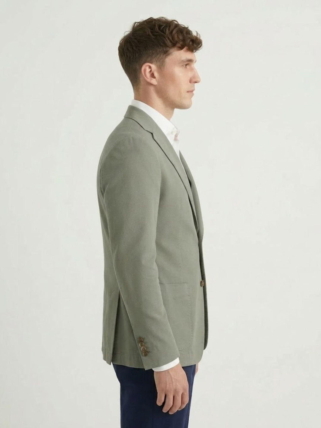 Blazer in jersey punto Milano salvia CO0391 4016 ANDREA MORANDO 