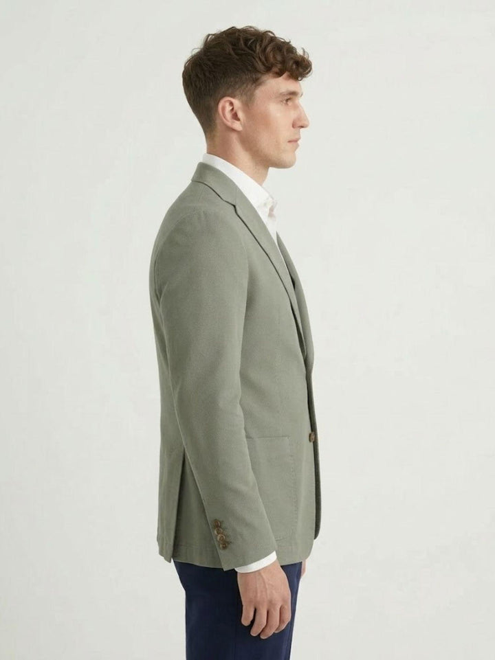 Blazer in jersey punto Milano salvia CO0391 4016 ANDREA MORANDO 