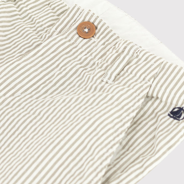 BERMUDA IN SEERSUCKER BAMBINO A06Q2 01 PETIT BATEAU 