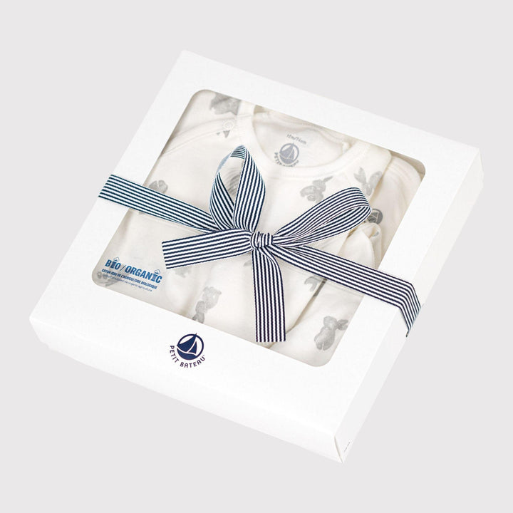 CONFEZIONE DA 3 ARTICOLI IN COTONE BEBÈ A09R0 00 PETIT BATEAU 