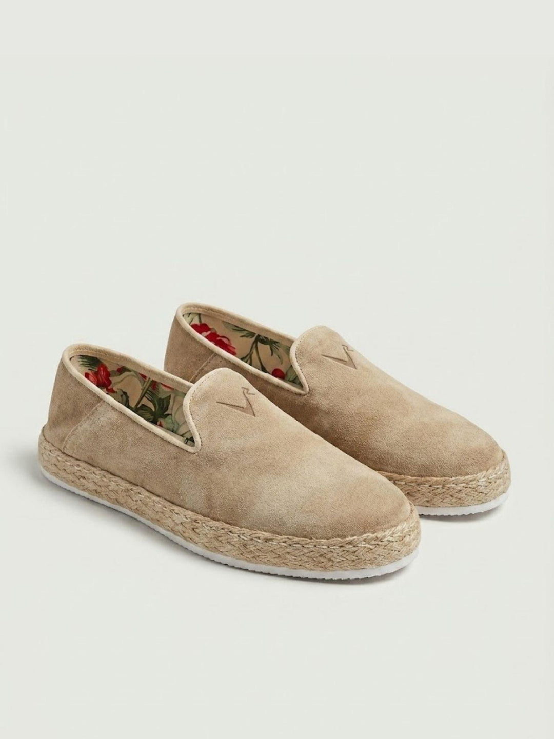 Espadrillas in pelle scamosciata sabbia ESP SAB V2 