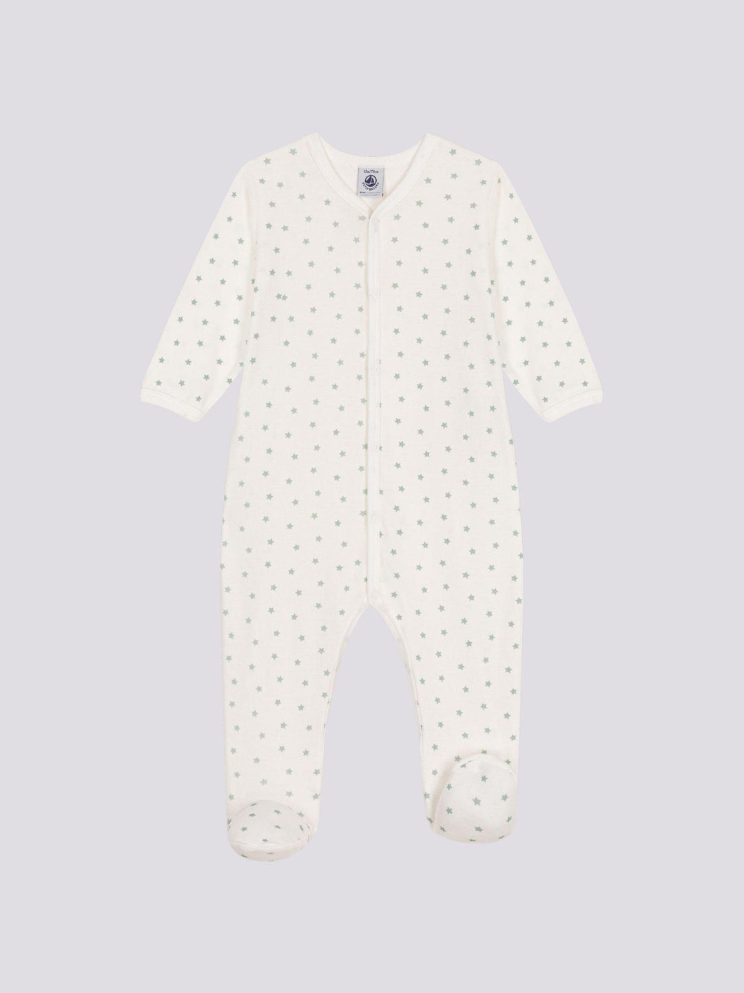 PIGIAMA BEBÈ CON STELLINE IN COTONE A09H9 01 PETIT BATEAU 