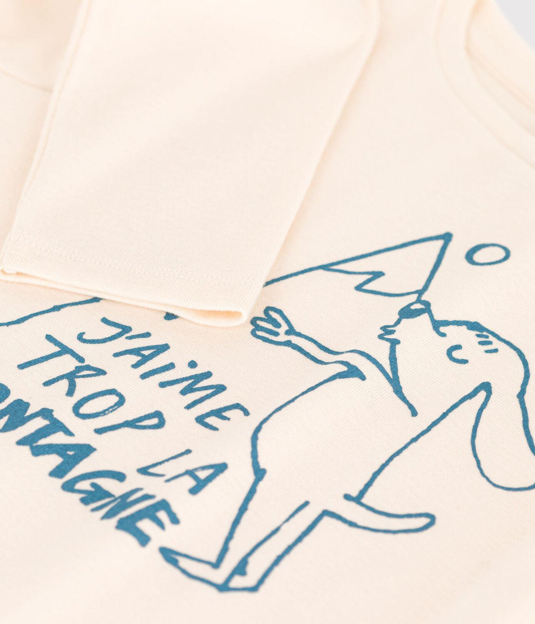 T-SHIRT MANICHE LUNGHE IN COTONE BAMBINA A08HF 03 PETIT BATEAU 