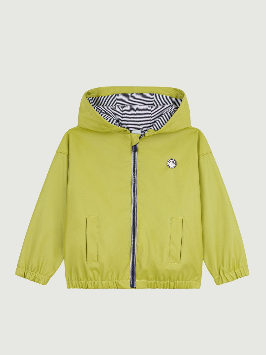 Giubbino impermeabile unisex verde A0F08 04 PETIT BATEAU 