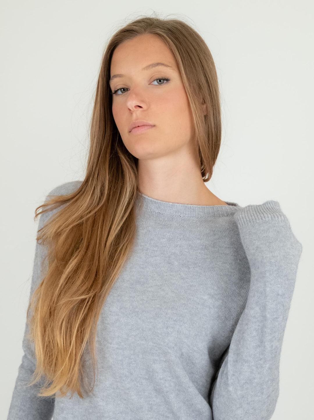 MAGLIA GIROCOLLO GRIGIO PERLA 0550/06 0020 BIMOR 