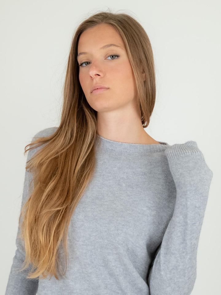 MAGLIA GIROCOLLO GRIGIO PERLA 0550/06 0020 BIMOR 