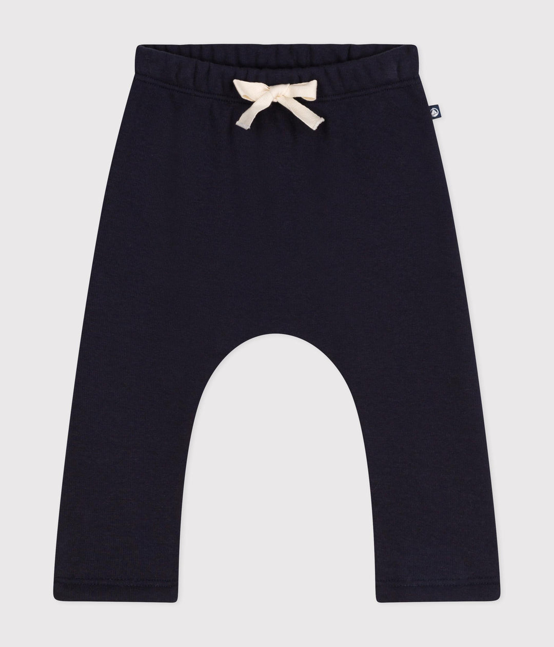 Pantaloni blu scuro in tessuto felpato A0BQ7 01 PETIT BATEAU 