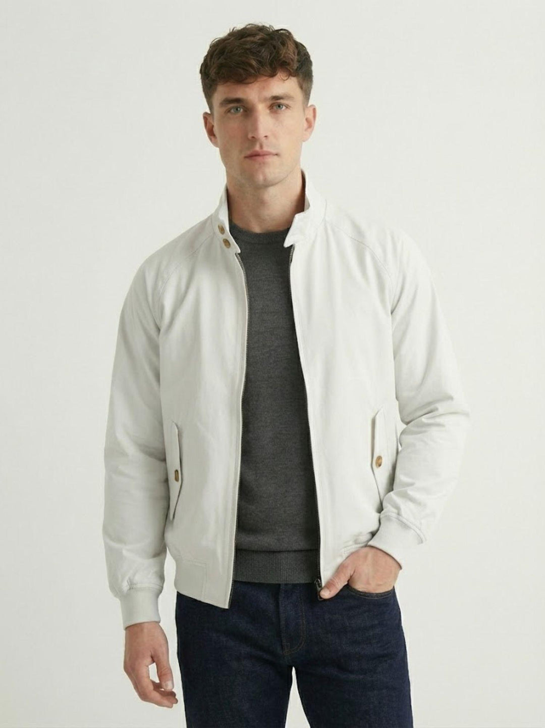 Giacca G9 Harrington Jacket Mist BRCPS0001 1007 BARACUTA 