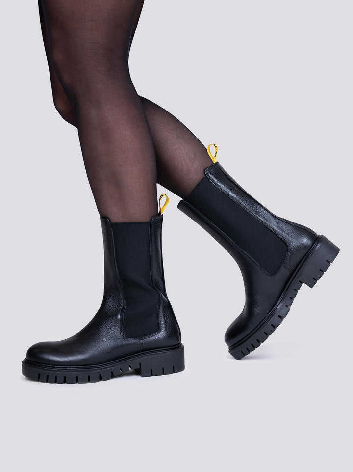BIKER BiMOR IN PELLE NERO 84 NERO ANDREA MORANDO 
