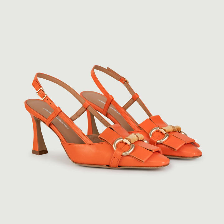 Décolleté SLING BACK ARANCIO L5602 ARANCIO ANDREA MORANDO 