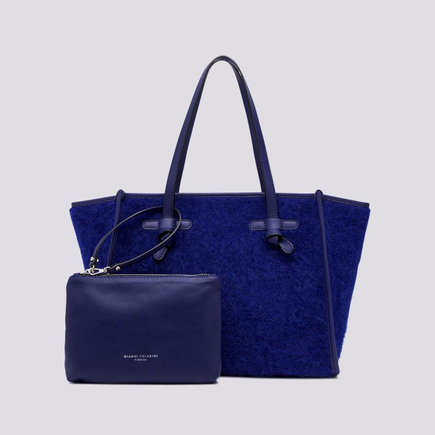 Borsa a spalla Marcella Furry Bluette BS 6849/23AI FURRY 075 GIANNI CHIARINI 