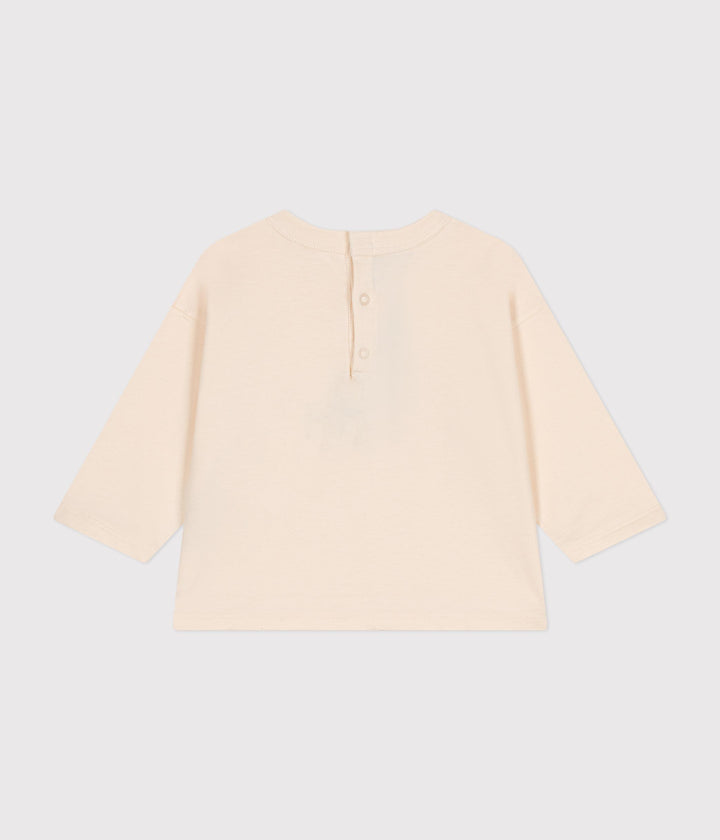 T-shirt a maniche lunghe con stampa alberi A0BPI 01 PETIT BATEAU 