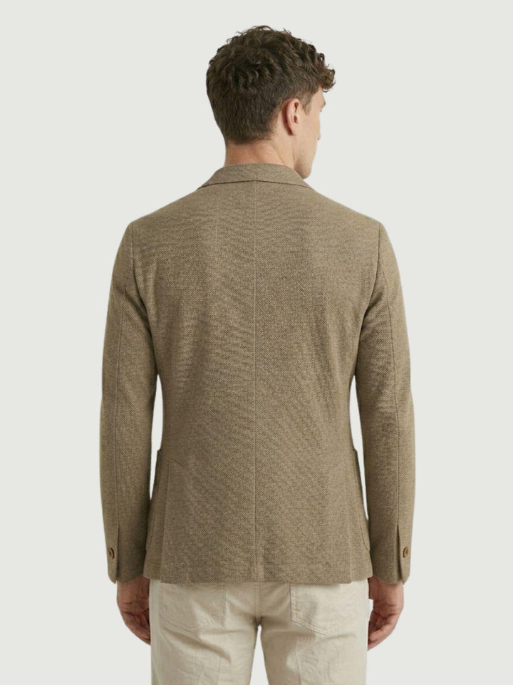 Blazer con microtrama tortora S1141 TORTORA ANDREA MORANDO 