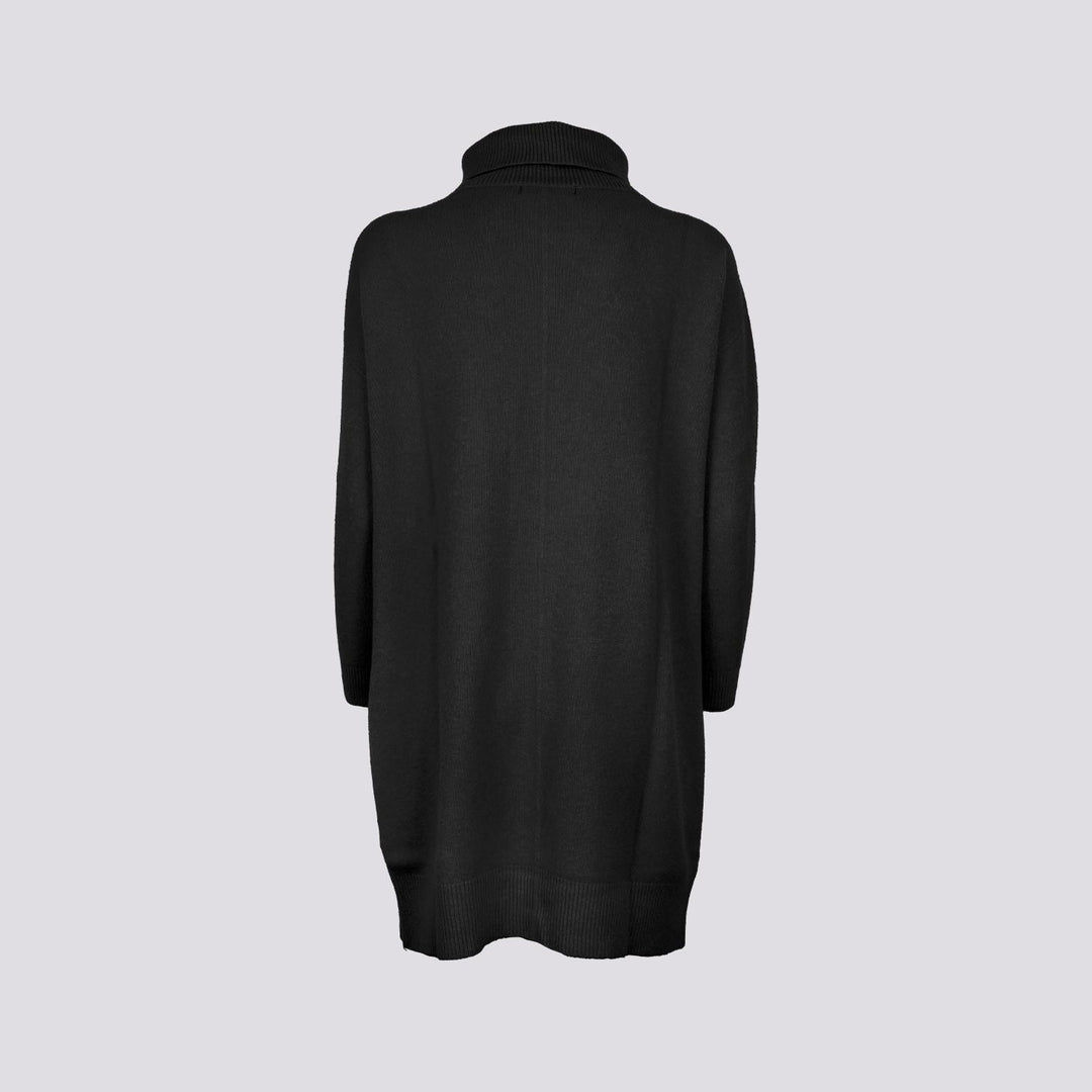 MAGLIA ABITO CON COLLO ALTO NERA 0370/225 010 BIMOR 