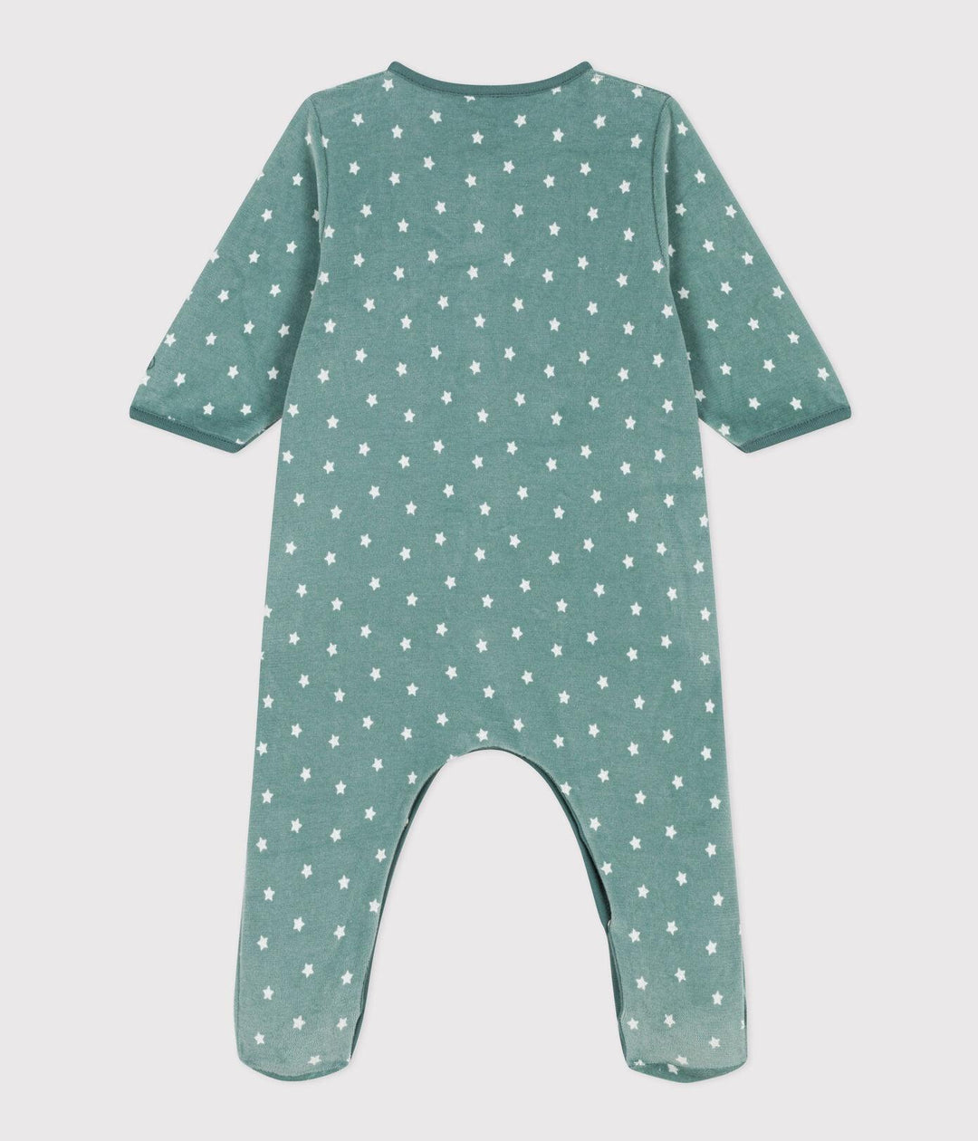 PIGIAMA BEBÈ IN CINIGLIA A STELLE A087R 01 PETIT BATEAU 