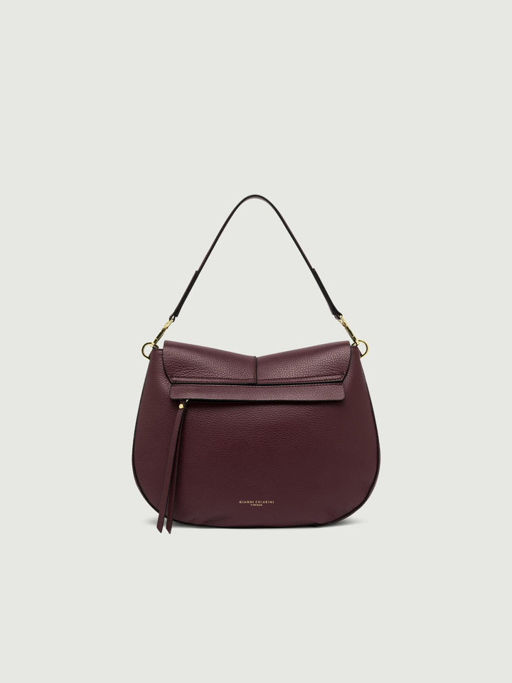 BORSA HELENA ROUND GRANDE BORDEAUX BS 6037/COMM GRN-NAOP 1405014050 GIANNI CHIARINI 