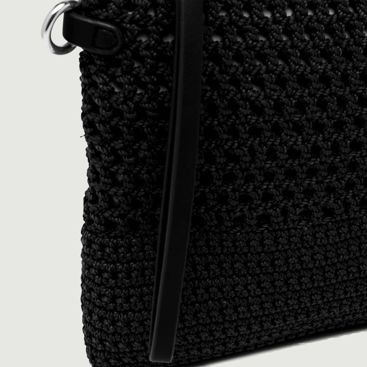 BORSA IN TESSUTO E SINTETICO VICTORIA NERA BS 10795 SMCRH 001 GIANNI CHIARINI 