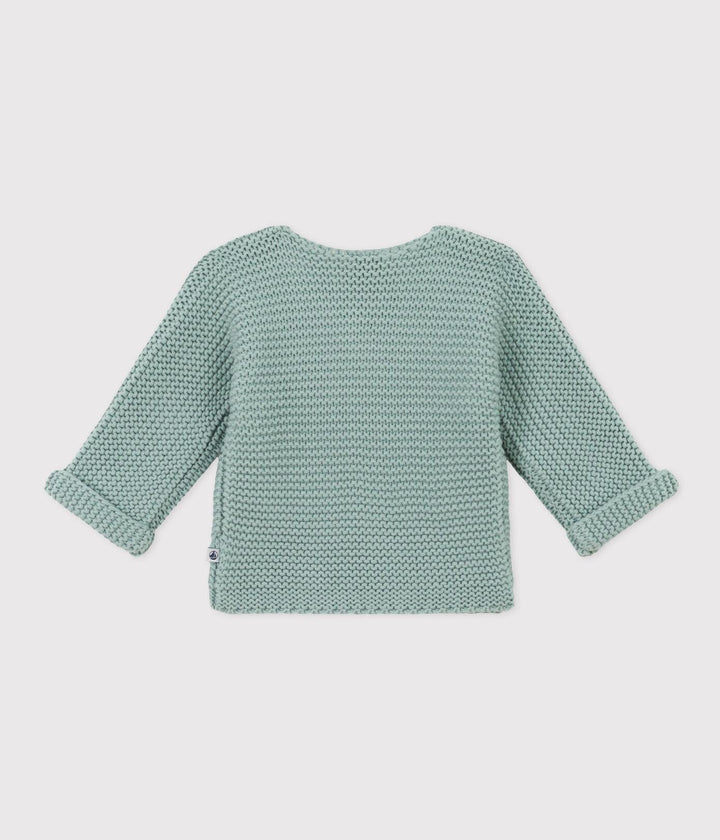 CARDIGAN BEBÈ IN TRICOT A PUNTO LEGACCIO A08BQ 04 PETIT BATEAU 