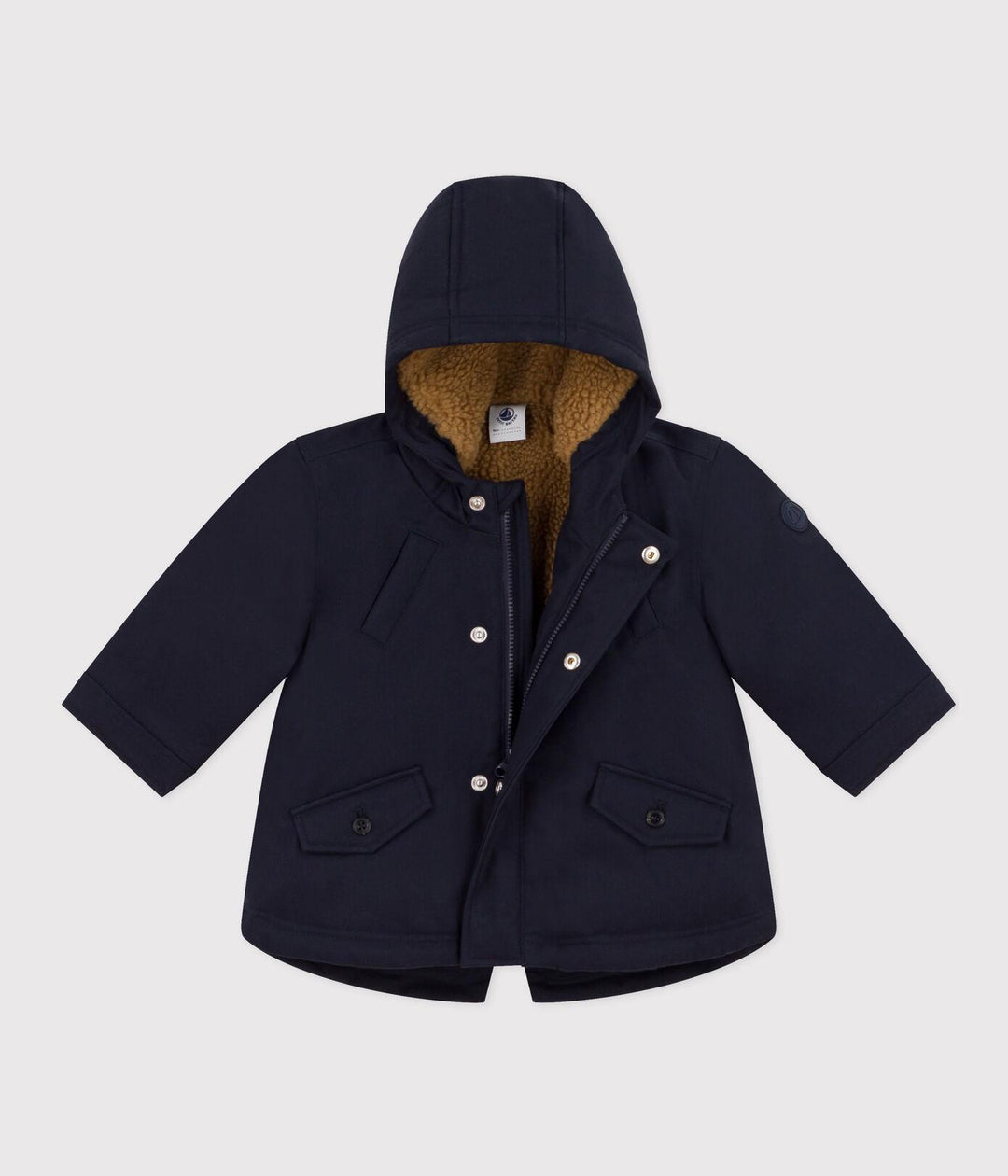 PARKA FODERATO IN SHERPA A08FQ 04 PETIT BATEAU 