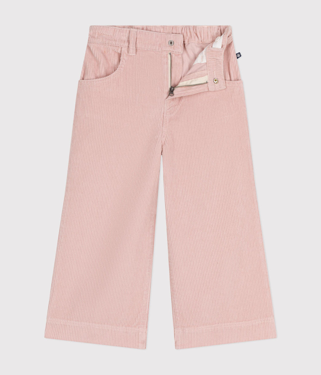 Pantaloni scampanati in velluto rosa A0BB0 01 PETIT BATEAU 