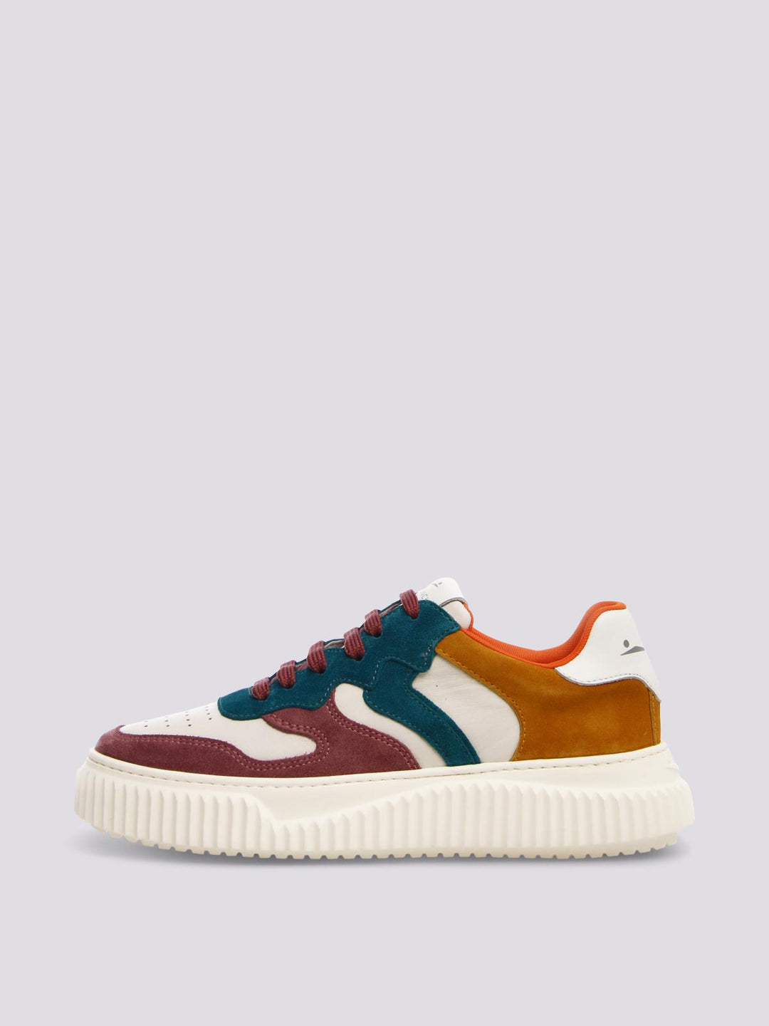 Sneaker LAURA lilla e azzurro 2017528 051I67 VOILE BLANCHE 
