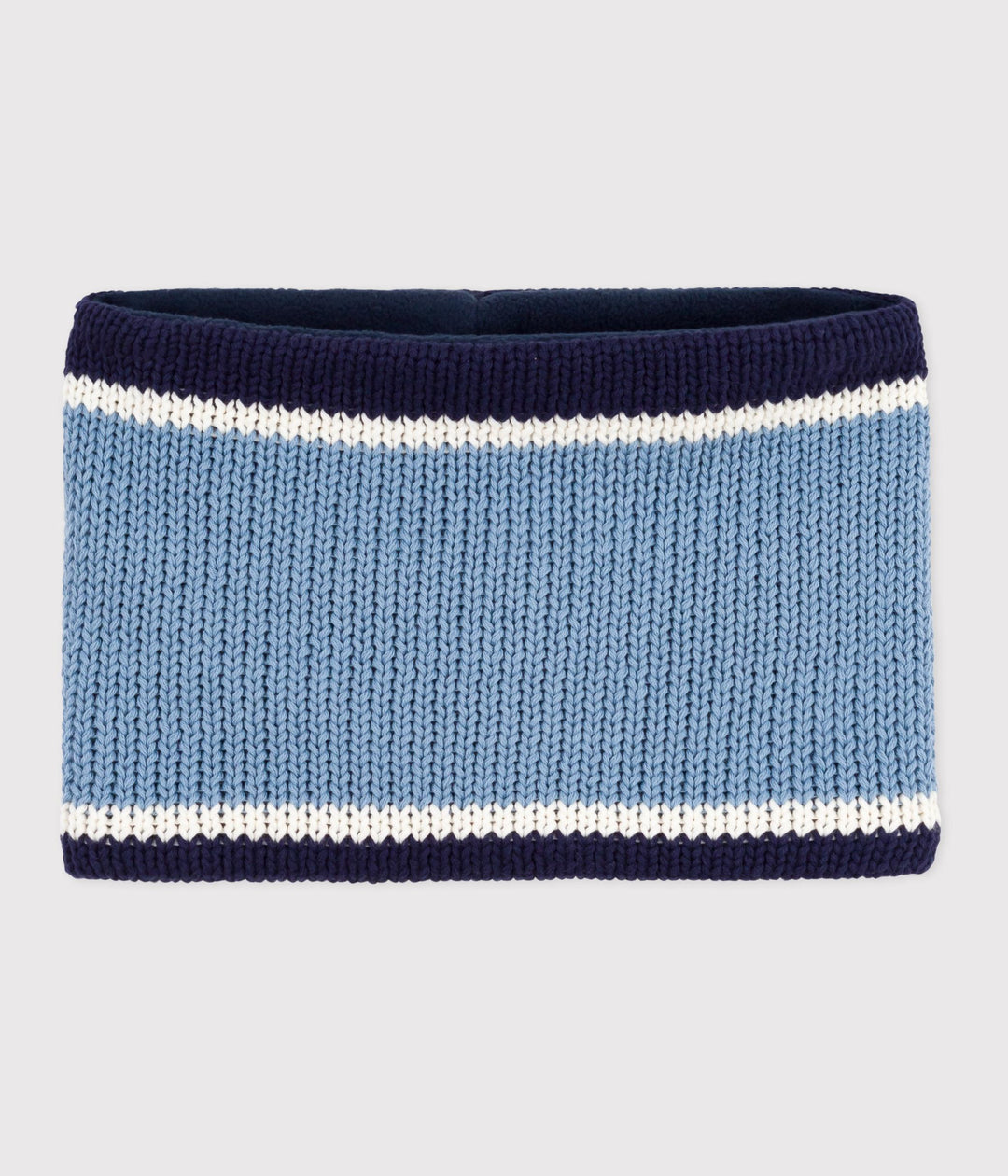 Snood in maglia foderata in pile bambino A0DON 01 PETIT BATEAU 