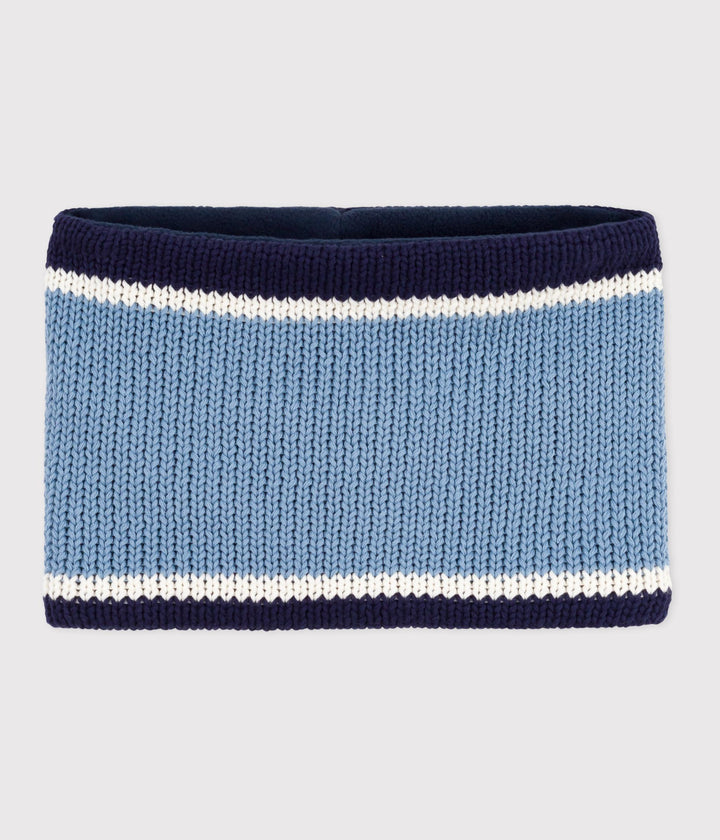 Snood in maglia foderata in pile bambino A0DON 01 PETIT BATEAU 