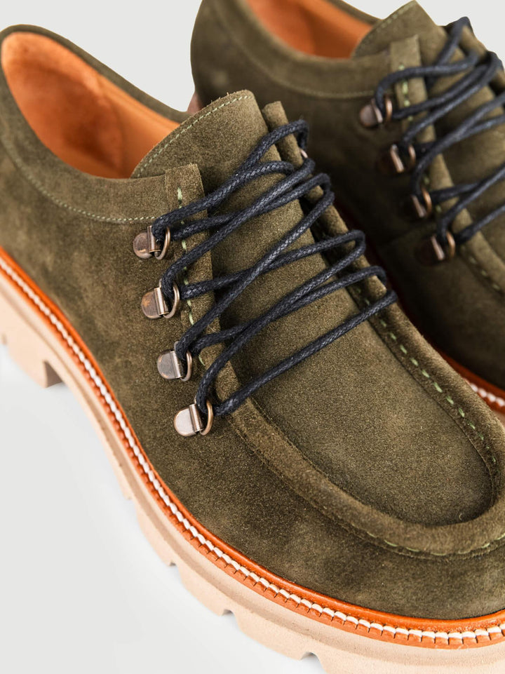 ALLACCIATA IN CAMOSCIO TREKKING KAKI 56241 KAKI WAVE 