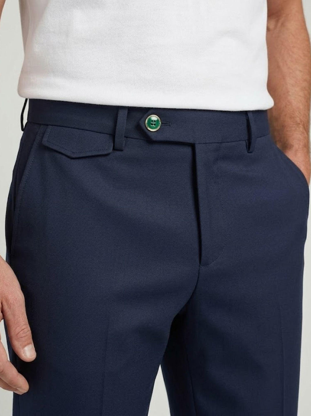 Pantalone chino con taschino navy P-MARK 89 ANDREA MORANDO 