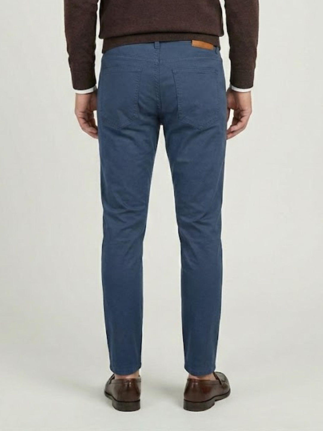 Pantalone cinque tasche bluette 7607GB LAVAGNA ANDREA MORANDO 