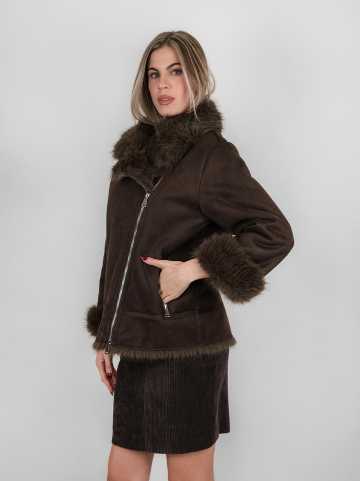 ECOMONTONE TESTA MORO CON PELLICCIA ECOLOGICA B520SILK 13 ANDREA MORANDO 