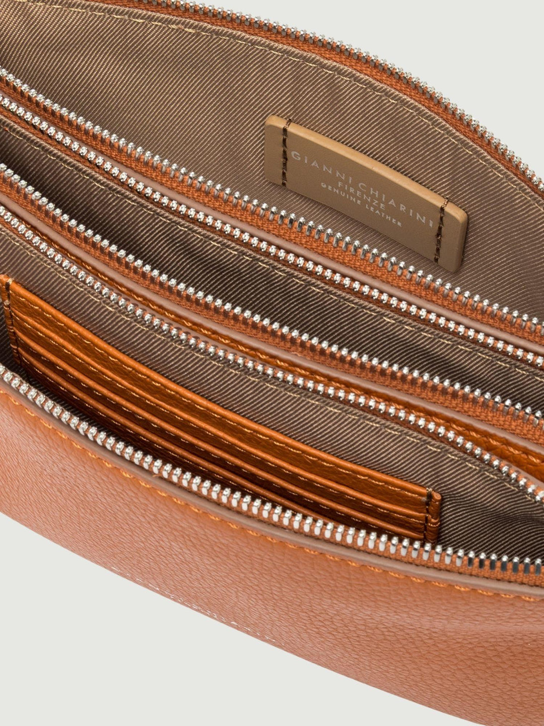 Borsa Lucille in pelle martellata spice piccola BS 11810/COMM GRN 91 GIANNI CHIARINI 