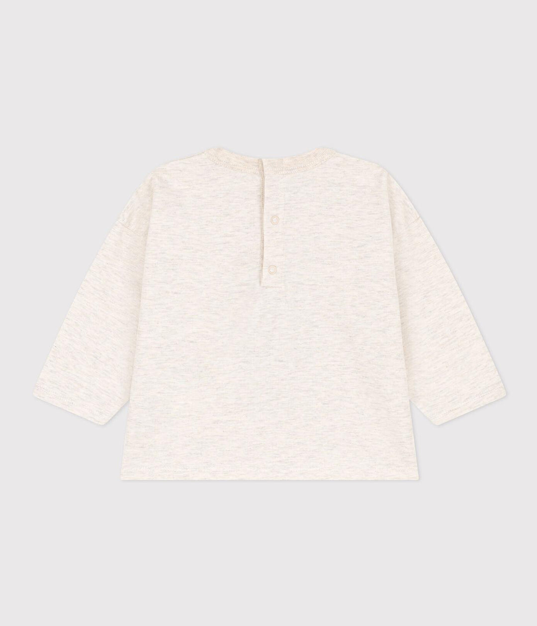 MAGLIA A MANICHE LUNGHE IN JERSEY A08G7 17 PETIT BATEAU 