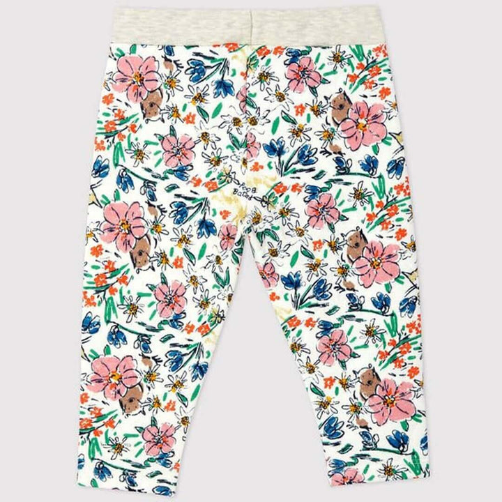 PANTALONE TRAPUNTATO CON FANTASIA FLOREALE A02DF 1 PETIT BATEAU 
