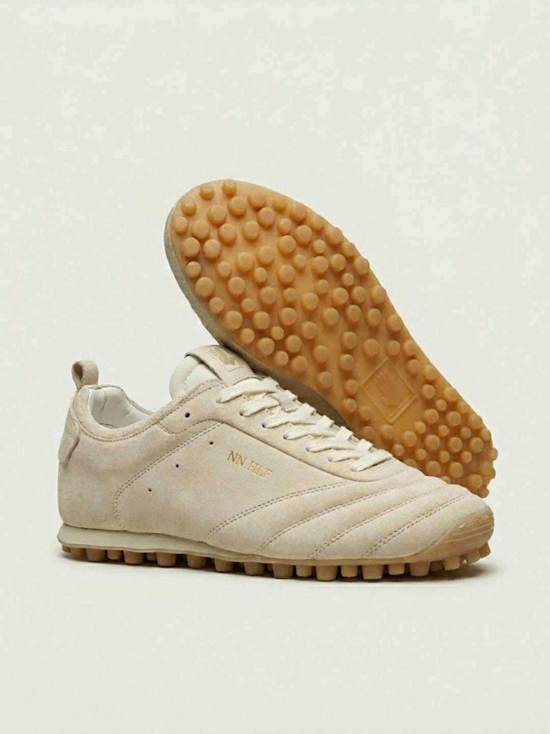 Sneaker Sokker in suede beige SOKKER BEIGE/OFF WHITE NINE AN HALF 