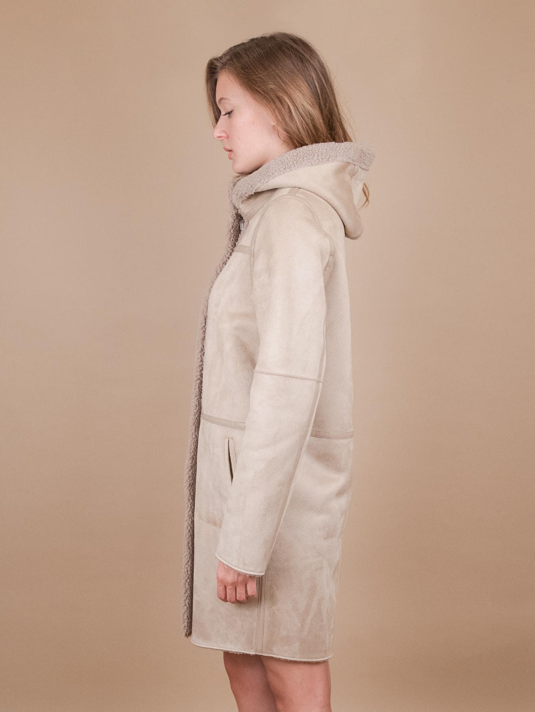 ECO MONTONE REVERSIBILE BEIGE B365MONT 031 ANDREA MORANDO 