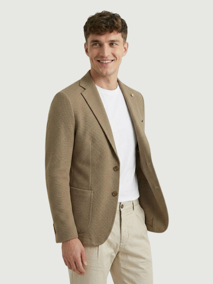 Blazer con microtrama tortora S1141 TORTORA ANDREA MORANDO 