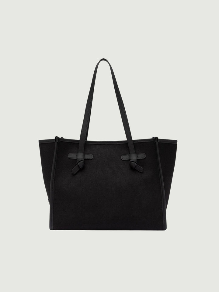 Shopping Marcella in canvas nera BS 6849/COMM CNV-SE 4250 GIANNI CHIARINI 