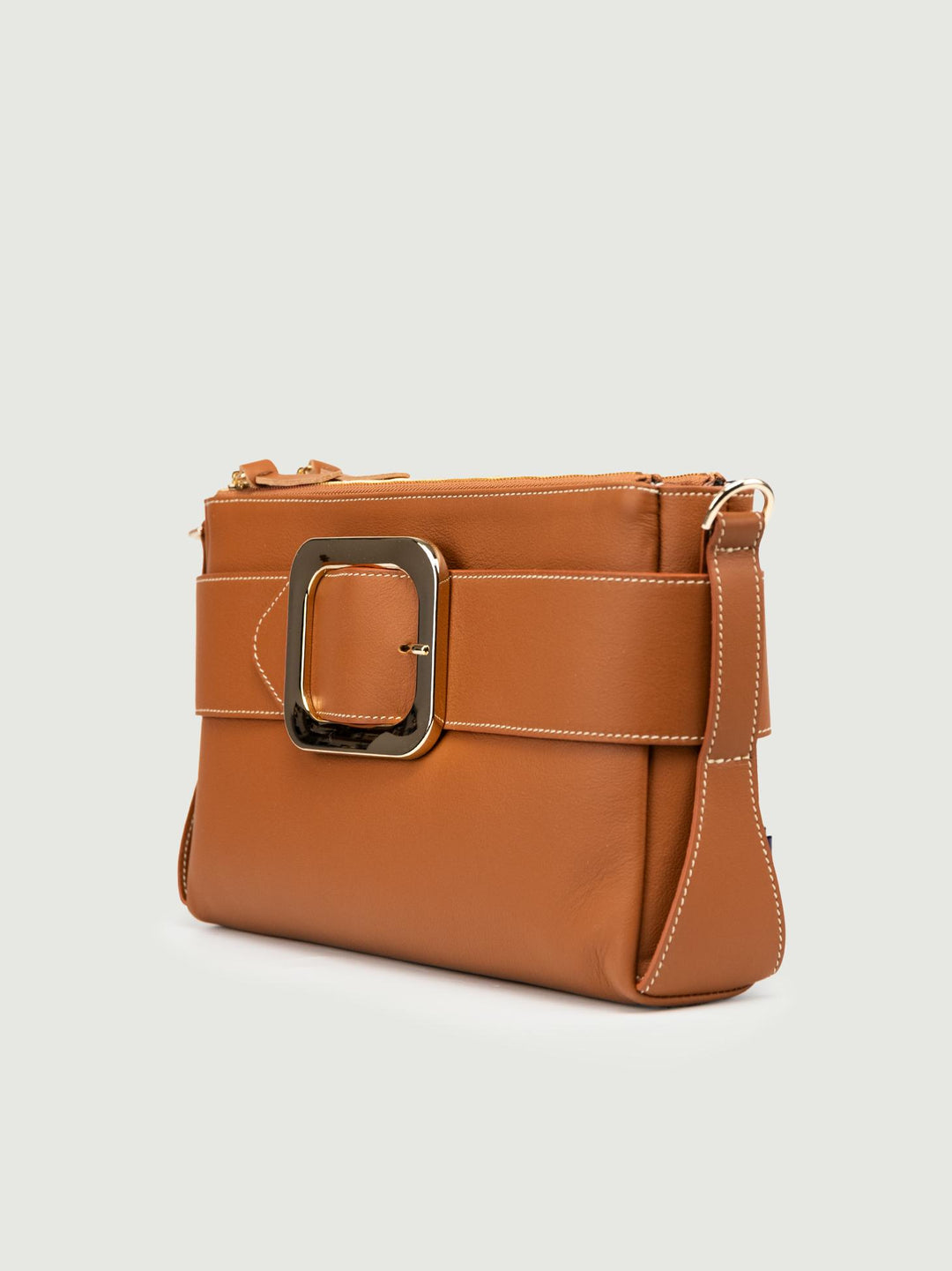 BORSA TRACOLLA IN PELLE CUOIO MEGHAN CUOIO BIMOR 